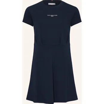 Dámské šaty Tommy Hilfiger Dívčí Žerzejové Šaty, tmavě modrá, 164