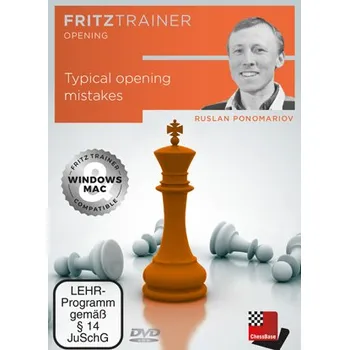 Šachy ChessBase Typical opening mistakes, Ruslan Ponomariov - verze ke stažení (anglicky)