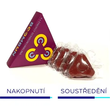 Bonbon BoomBon Energetický bonbón malina 4x5g