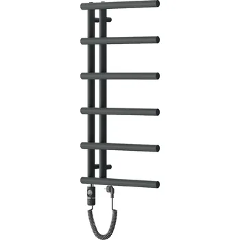 Radiátor Mexen Jukon, elektrické topné těleso 988 x 500 mm, 600 W, antracitová, W116-0988-500-2600-66