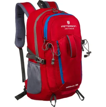 turistický batoh Outdoorový turistický batoh s nastavitelným bederním pásem Barva: Červená