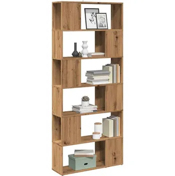 Knihovna vidaXL Knihovna / dělicí stěna 80 x 24 x 186 cm [809159] Barva: dub artisan