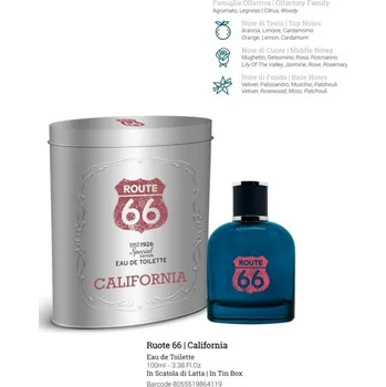 Pánský parfém ROUTE 66 CALIFORNIA Toaletní voda 100ML (SPECIAL EDITION v kovové krabici)