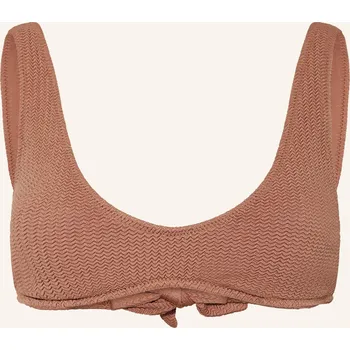 Dámské oblečení Seafolly Dámský Horní Díl Bustier Bikin Sea Dive, koňaková, 42