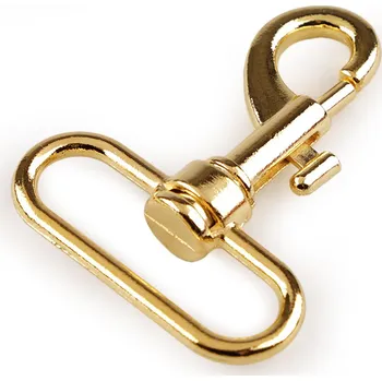 Galanterie Kovová karabina otočná, průvlek 38 mm