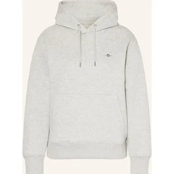 Dámská mikina Gant Dámská Mikina S Kapucí, světle šedá, 38