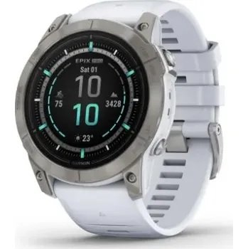 Chytré hodinky GARMIN Epix™ Pro (Gen 2) – Sapphire Edition | 51 mm Barva: Titanium / Whitestone Band
