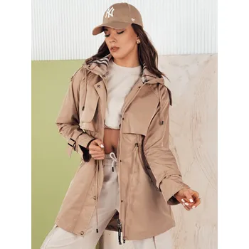 Dámská parka Dámská bunda parka MOZA TY4283 Barva: Béžová, Velikost: L