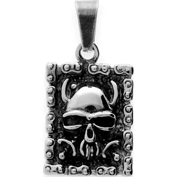 Souprava šperků MPM Dámský ocelový nerezový přívěsek Skelter - stříbrné barvy SPD.5493