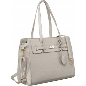 Kabelka Stylová dámská kabelka s odnímatelným popruhem Barva: Šedá