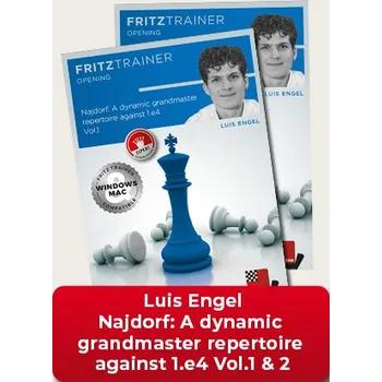 Šachy ChessBase Najdorf: A dynamic grandmaster repertoire against 1.e4 Vol.1 & 2, Luis Engel - verze ke stažení (anglicky)
