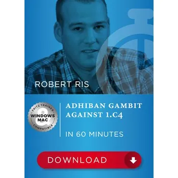 Šachy ChessBase Adhiban Gambit against 1.c4, Robert Ris - verze ke stažení (anglicky)