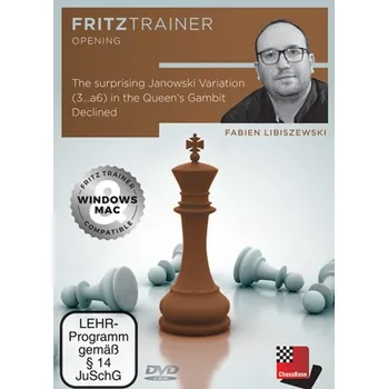 Šachy ChessBase The surprising Janowski Variation (3...a6) in the Queen‘s Gambit Declined, Fabien Libiszewski - verze ke stažení (anglicky, francouzsky)