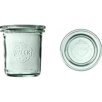 Zavařovací sklenice TOMGAST Sklenice WECK Mini Sturz 140 ml s víčkem 12 ks