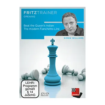 Šachy ChessBase Beat the Queen's Indian: The modern Fianchetto Line, Simon Williams - verze ke stažení (anglicky)