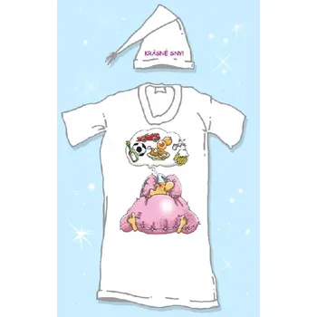 Dámská noční košile Noční košile - Krásné sny. XXL bílá