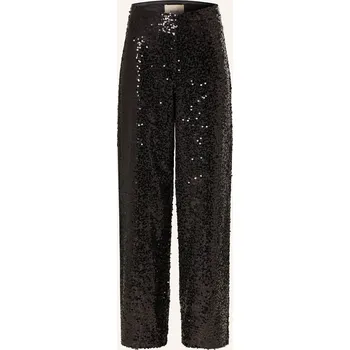 Dámské kalhoty Rouge Vila Dámské Kalhoty S Flitry, černá, 36