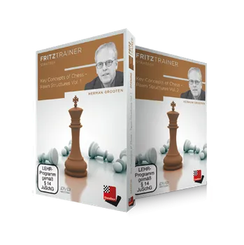 Šachy ChessBase Key Concepts of Chess - Pawn Structures Vol.1 and 2, Herman Grooten - verze ke stažení (anglicky)