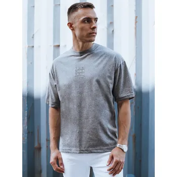 Pánské tričko Tshirt Pánské tričko s potiskem RX5522 Barva: Tmavě Šedá, Velikost: L