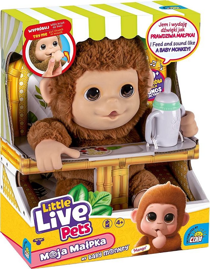 Little Live Pets My Baby Monkey Mango od 1 192 Kč - Zbozi.cz