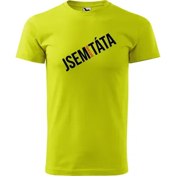 Pánské tričko DOBRÝ TRIKO Pánské tričko NEJLEPŠÍ TÁTA Velikost: S, Barva: Limetková