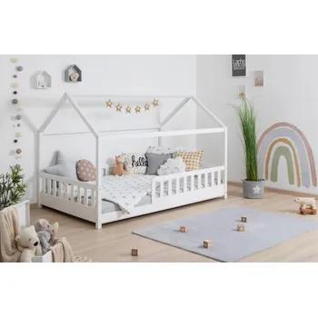 Dětská postel Rostoucí postel Diego 120x200 cm + rošt ZDARMA - bílá