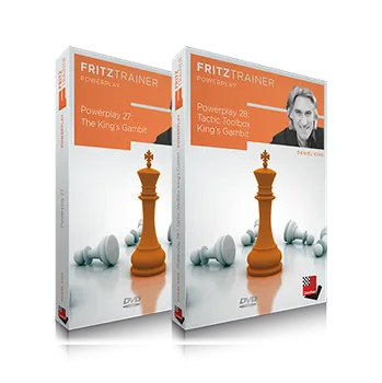Šachy ChessBase Power Play 27 and 28 - The King's Gambit and Tactic Toolbox, Daniel King - verze ke stažení (anglicky, německy)