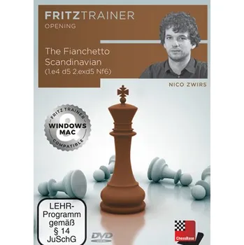 Šachy ChessBase The Fianchetto Scandinavian, Nico Zwirs - verze ke stažení (anglicky)