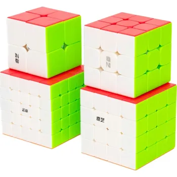 Hlavolam Dárkový 4-set QiYi Barevný plast