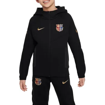 NIKE FC Barcelona Tech Fleece FN8500-011 Chlapecká mikina NIKE FC Barcelona Tech Fleece FN8500-011