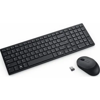 Klávesnice Klávesnice + myš Dell Silent Keyboard Mouse KM555 US Int