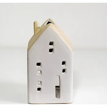 Svícen DOMEK SE SVĚTLOU STŘECHOU NA SVÍČKU