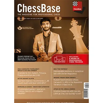 Výukový program ChessBase Magazine 220 - verze ke stažení (anglicky, německy)