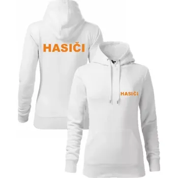 Dámská mikina Bílá dámská mikina pro hasiče