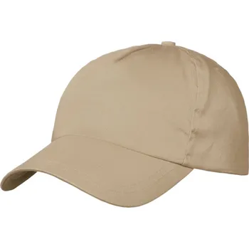 Čepice Kšiltovka 5panelová s reklamním potiskem béžová 100ks