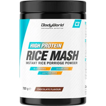 Protein BodyWorld High Protein Rice Mash 720 g Příchuť: čokoláda