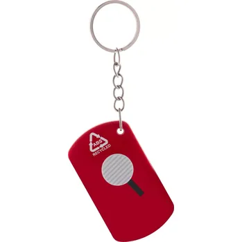 Parcelo přívěšek na klíče s nožíkem na papír - červená - AP809622-05
