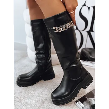 Dámské polobotky Dámské kozačky JOLIA ZY0430 Barva: Černá, Velikost: 38