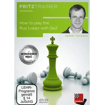 Šachy ChessBase How to play the Ruy Lopez with Qe2, Sergei Tiviakov - verze ke stažení (anglicky)
