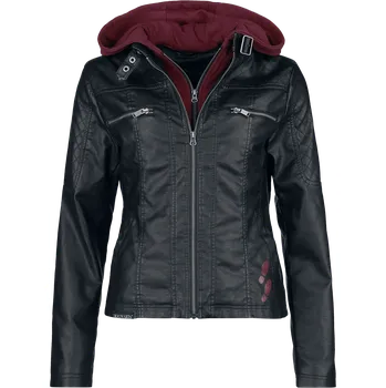 Dámská casual bunda Bunda - imitace kůže z Harry Potter - Mischief Managed - Ženy - černá