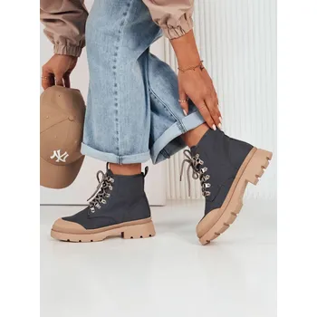 Dámské kozačky Dámské boty MOSS ZY0484 Barva: Nebeská, Velikost: 40