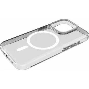 Pouzdro na mobilní telefon Decoded Transparent Clear Case s MagSafe pro iPhone 15 Pro Max – průhledný