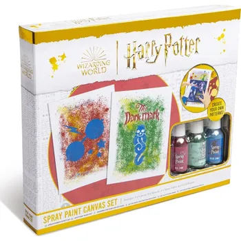Výtvarná sada Sada malování sprejem na plátno Harry Potter