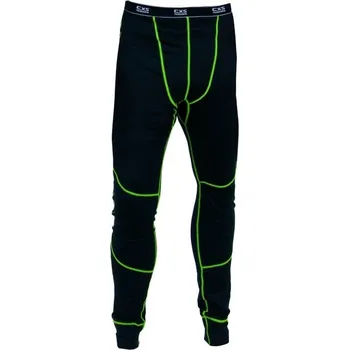 Dětské termo spodky REWARD, dětské funkční spodky, černo-zelené Velikosti: 160