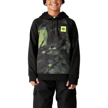 Chlapecká mikina 686 mikina - Boys Bonded Flc Pullover Hoody Lime Hemisphere (LMHM) velikost: L