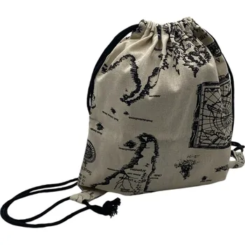 Městský batoh Caretrade Plátěný batoh s motivem mapy