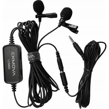 Mikrofon Mikrofon CKMOVA CKMOVA LCM6D - dvojitý klopový mikrofon pro fotoaparáty a chytré telefony
