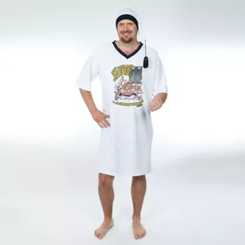 Žertovný předmět Noční košile – Když venku prší XL bílá