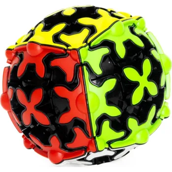 Hlavolam Gear Sphere QiYi Černá s barevnými plastovými dílky