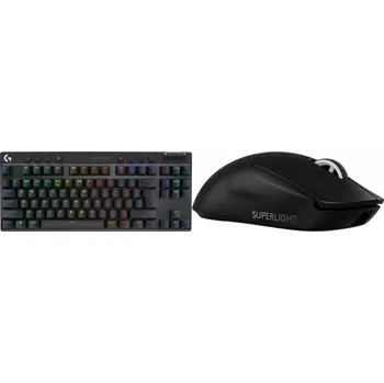 Klávesnice Logitech PRO X TKL Lightspeed GX Brown (920-012136) + myš Logitech G PRO X SuperLight 2 (910-006630)